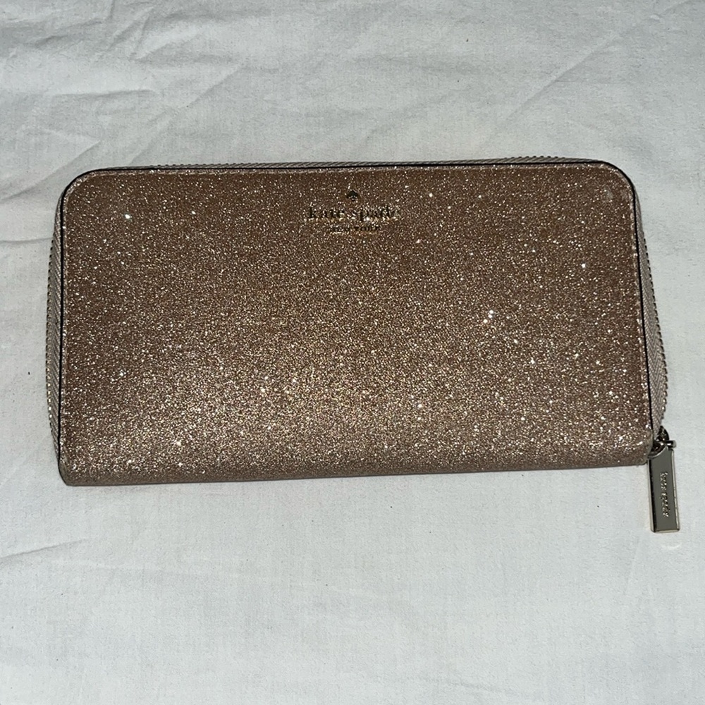 Kate Spade Pink Glitter Wallet
